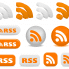 rss feed icon vector