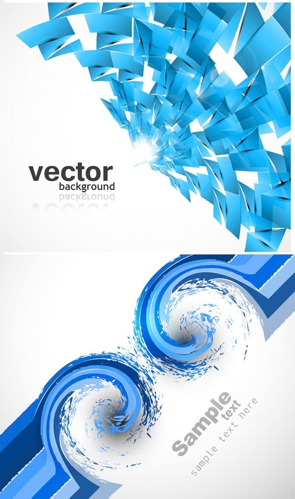 خلفيات فكتور زرقاء رائعة Blue creative background GFX4Arab Free fonts