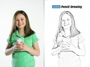 تحميل الأكشن الرائع للفوتوشوبPencil Drawing لأظهار الصوره كأنها مرسومه بالقلم الرصاص