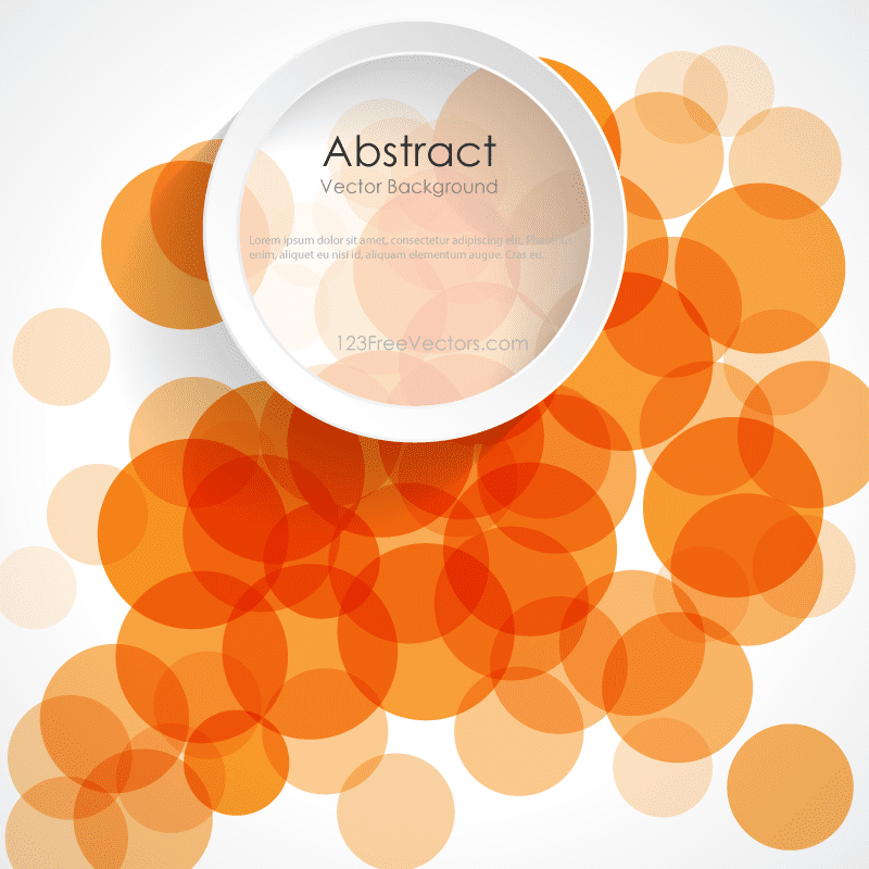 خلفيات فكتور دوائر برتقالى Abstract Orange Circle Design Background Banner Vector Image جرافيكس العرب كل ما تحتاج لتكون مبدع ملتقى المصممين