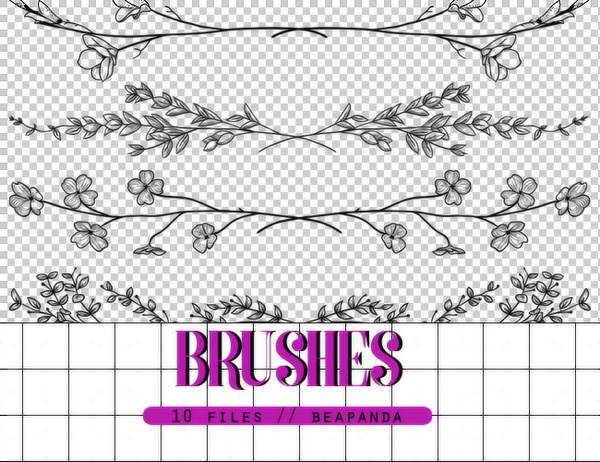 photoshop simple divider brushes