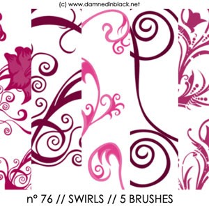 PHOTOSHOP BRUSHES : swirls