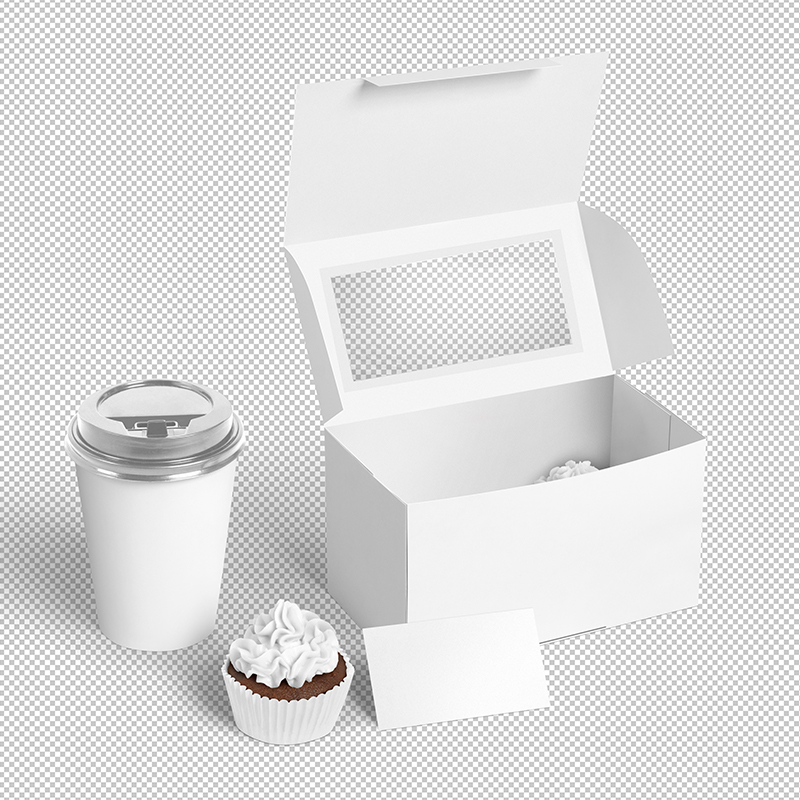 Download free cupcake box mockup - GFX4Arab Free fonts,Vector ...